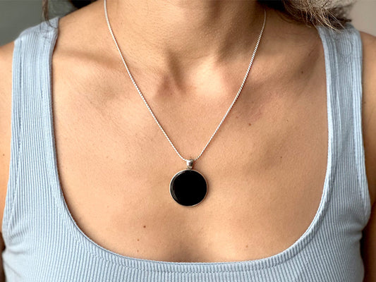 Lotus Shungite EMF Protection Necklace W/LIGHT CODES