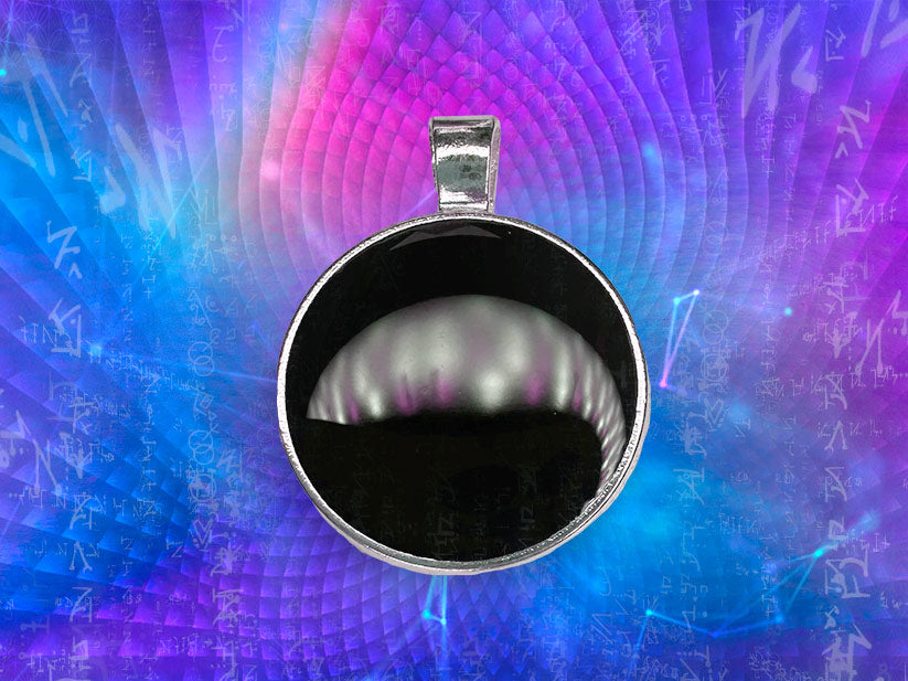 Lotus Shungite EMF Protection Necklace W/LIGHT CODES