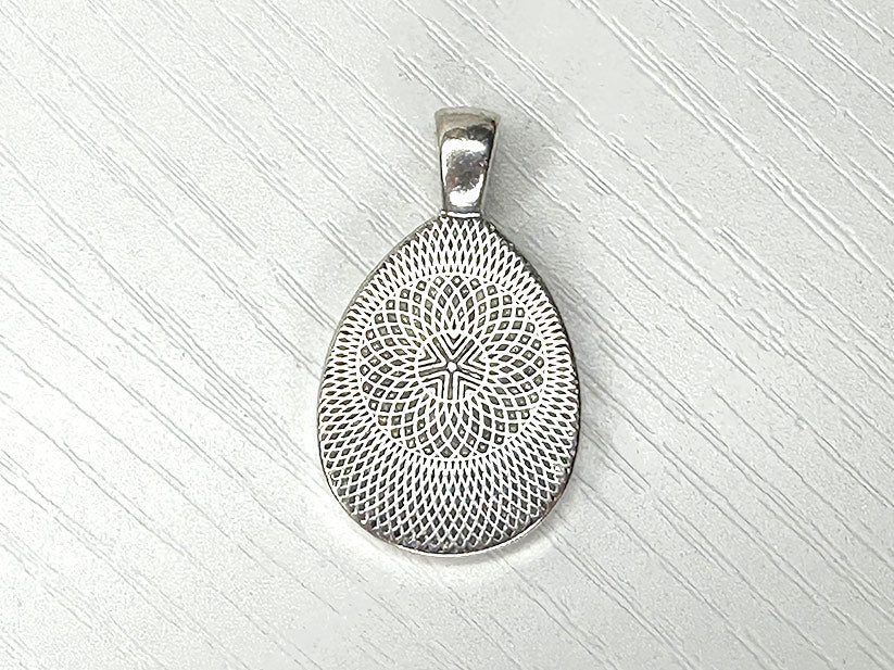 Teardrop Shungite Frequency Attenuation Pendant With LIGHT CODES (NEW!)