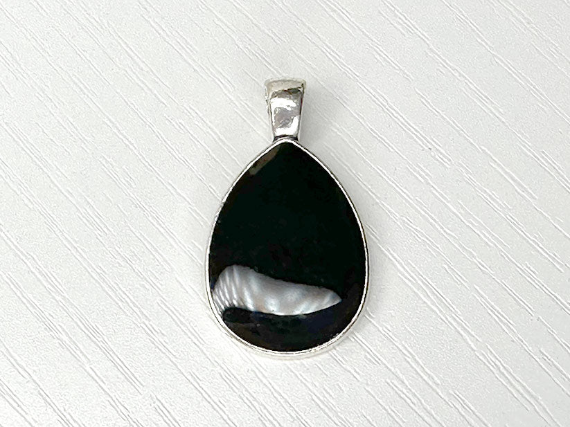 Teardrop Shungite Frequency Attenuation Pendant With LIGHT CODES (NEW!)