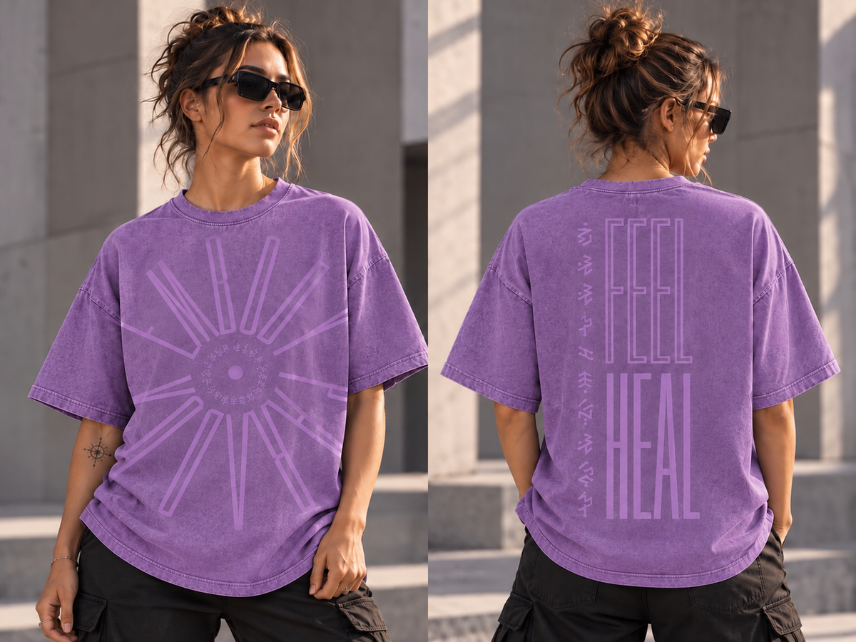 (NEW!) EMBODY PARADOX • FEEL HEAL Oversized Tee