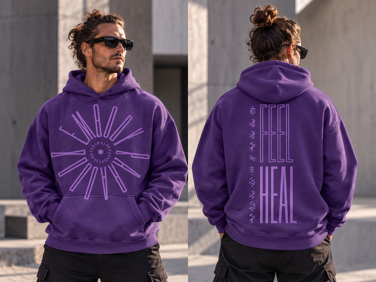 (NEW!) EMBODY PARADOX • FEEL HEAL Oversized Hoodie