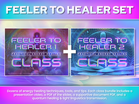 FEELER TO HEALER 1 + 2 COMPLETE SET | Practical Energy Healing Techniques, Tips, & Tools