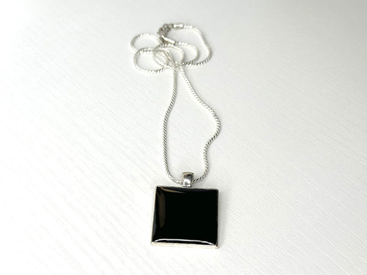 Square Shungite Frequency Attenuation Pendant With LIGHT CODES (NEW!)