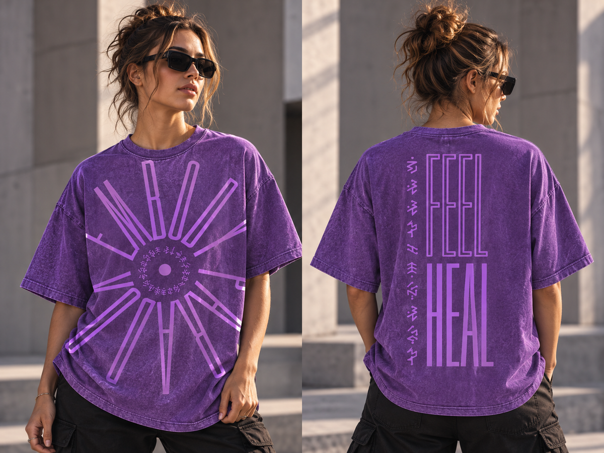 (NEW!) EMBODY PARADOX • FEEL HEAL Oversized Tee